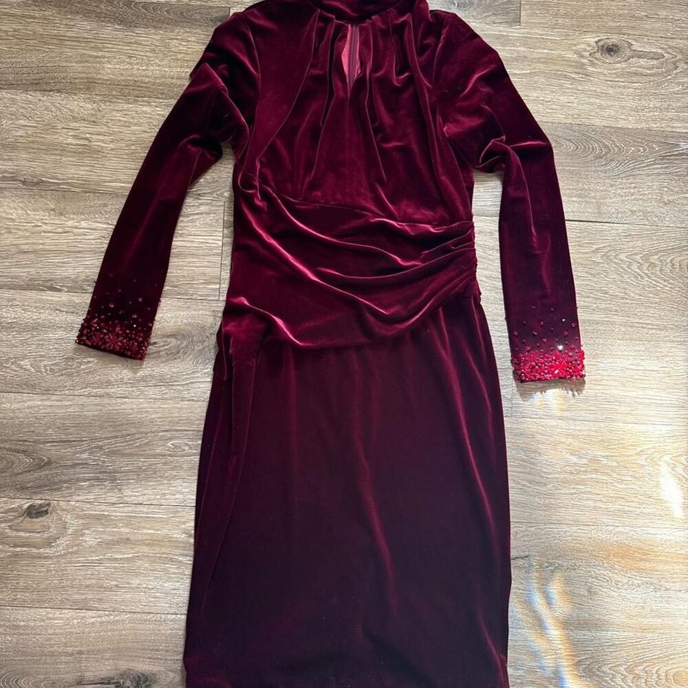 Teri Jon Vintage Red Dress